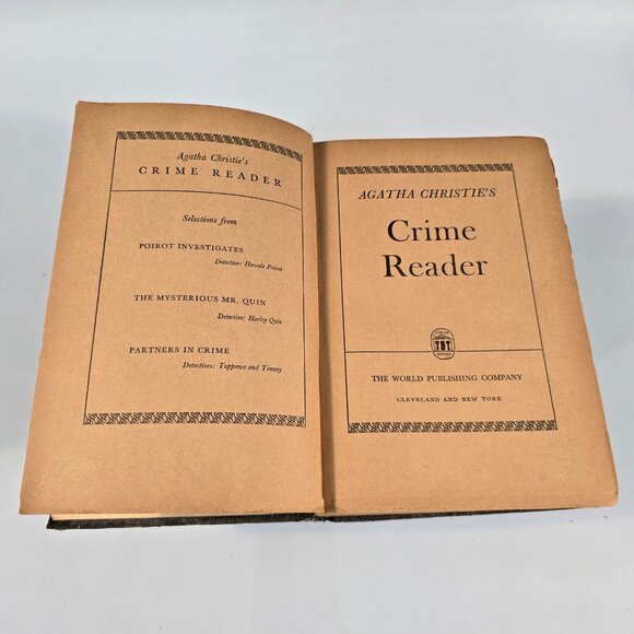 Agatha Christie’s Crime Reader 1944 World Publishing Forum Books 1st Printing HC - Picture 3 of 8